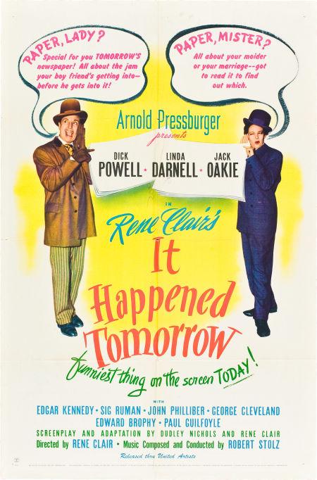 دانلود فیلم It Happened Tomorrow 1944 فردا اتفاق افتاد