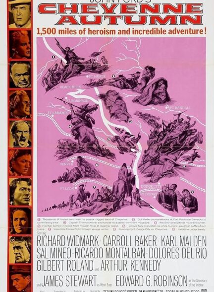 دانلود فیلم Cheyenne Autumn 1964 پاییز قبیله شاین